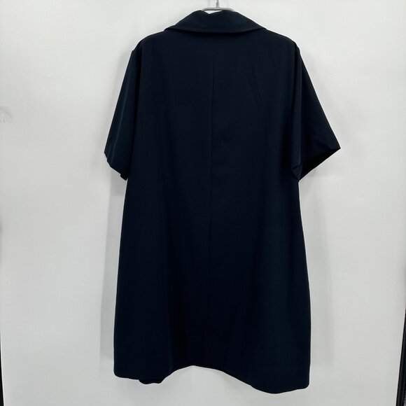 Tuckernuck Midnight Blue Scout Dress sz XXL NWT Short Sleeve Shift Mini Collared - Picture 7 of 8